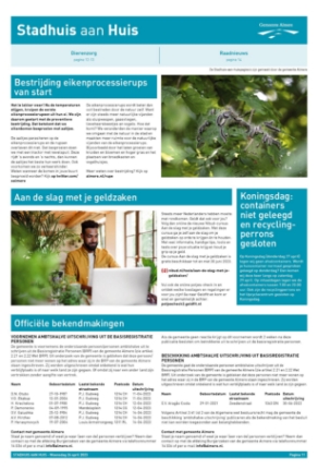 Editie voorpagina