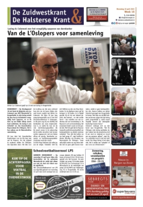 Editie voorpagina
