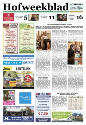 Editie voorpagina