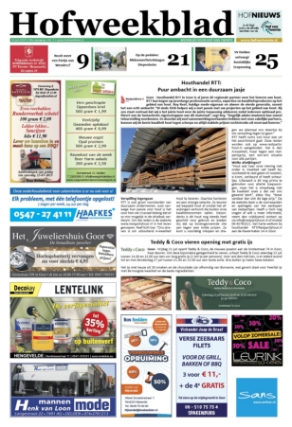 Editie voorpagina