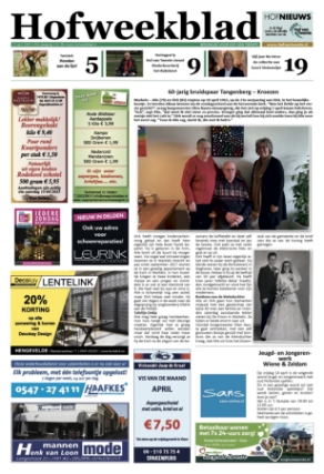 Editie voorpagina
