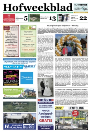 Editie voorpagina