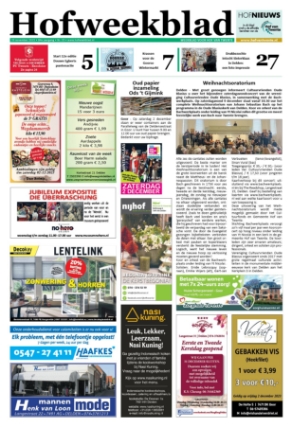 Editie voorpagina