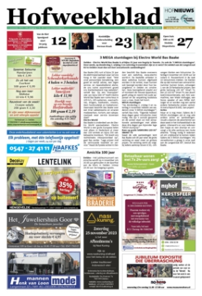Editie voorpagina