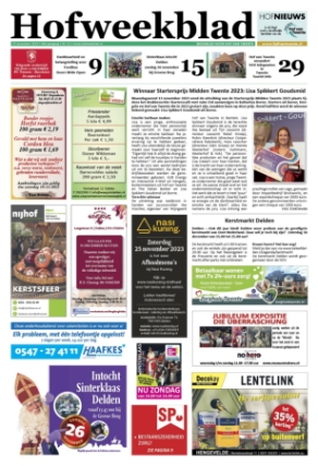 Editie voorpagina