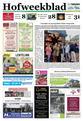 Editie voorpagina