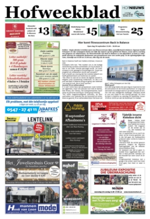 Editie voorpagina