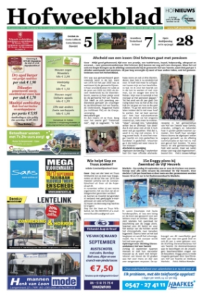 Editie voorpagina