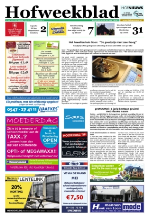 Editie voorpagina