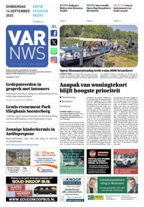 Editie voorpagina