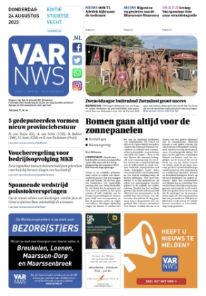 Editie voorpagina