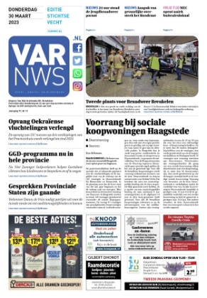 Editie voorpagina