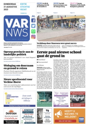 Editie voorpagina