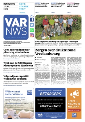 Editie voorpagina