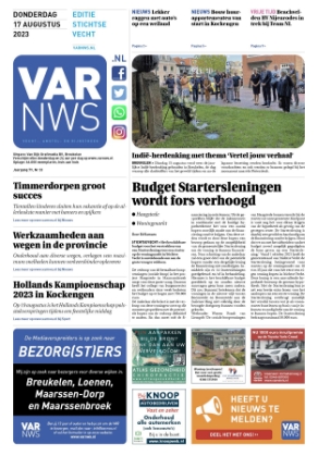 Editie voorpagina