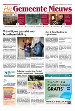 Editie voorpagina