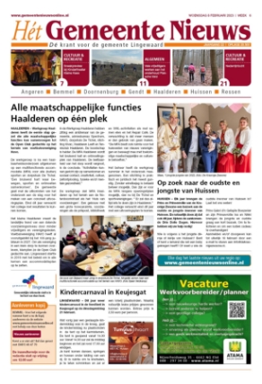 Editie voorpagina