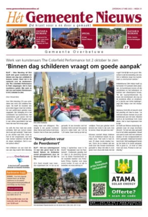 Editie voorpagina