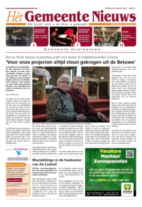 Editie voorpagina