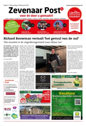 Editie voorpagina