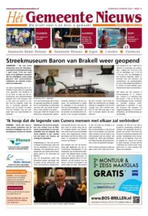 Editie voorpagina