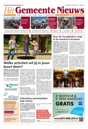 Editie voorpagina