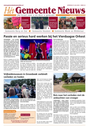 Editie voorpagina