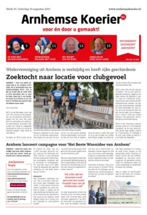 Editie voorpagina