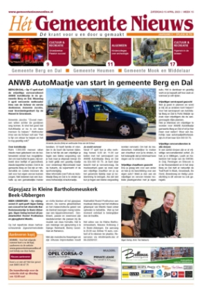 Editie voorpagina