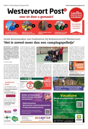 Editie voorpagina