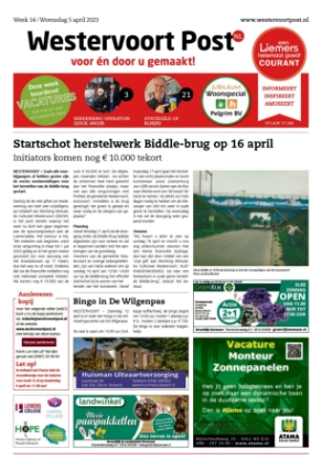 Editie voorpagina