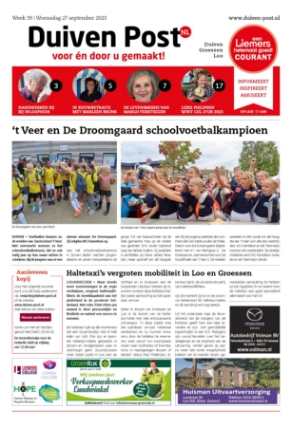 Editie voorpagina
