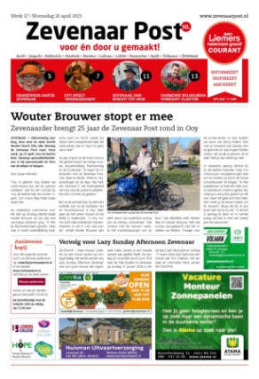 Editie voorpagina