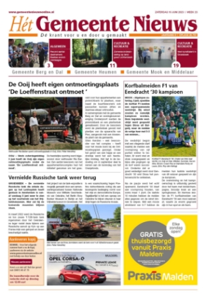 Editie voorpagina