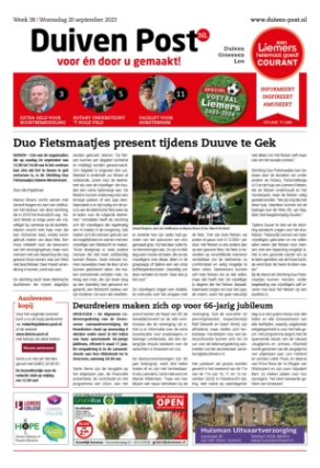 Editie voorpagina