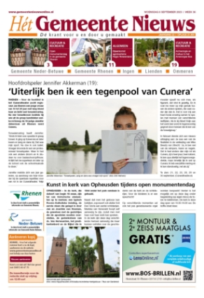 Editie voorpagina