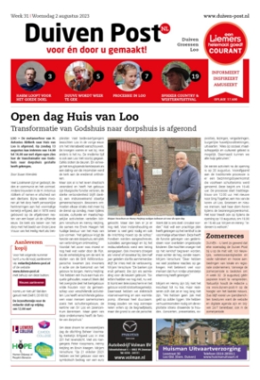 Editie voorpagina