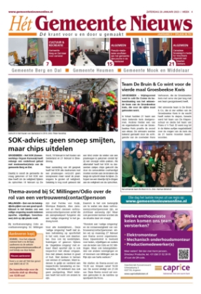 Editie voorpagina