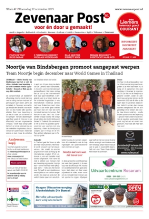 Editie voorpagina