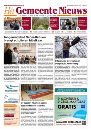 Editie voorpagina