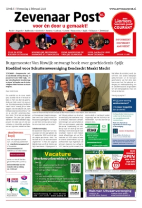 Editie voorpagina