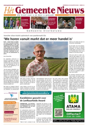 Editie voorpagina
