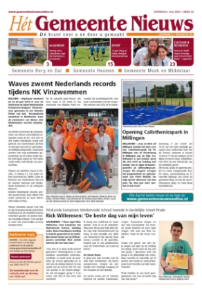 Editie voorpagina