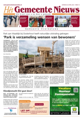 Editie voorpagina