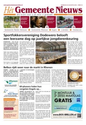 Editie voorpagina