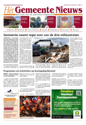 Editie voorpagina