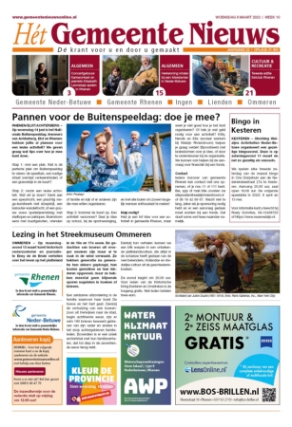 Editie voorpagina