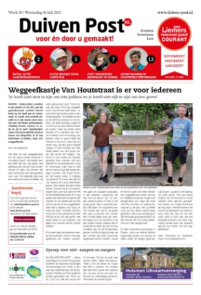 Editie voorpagina