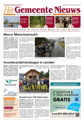 Editie voorpagina