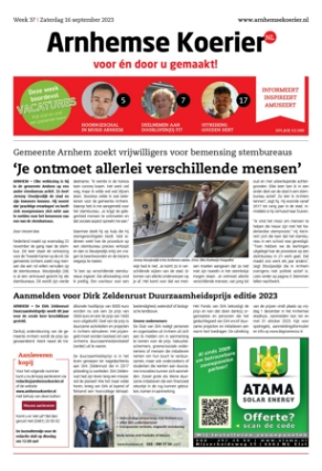 Editie voorpagina